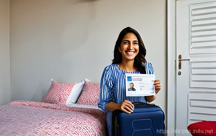 파키스탄 비자 신청 절차 - **Prompt 2: Navigating the E-Visa Portal**
    "A person of Hispanic descent, shown from a slightly ...