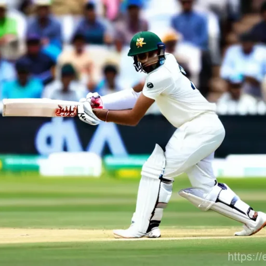 파키스탄 크리켓 선수 바바르 아잠 - **Prompt:** A dynamic, elegant, full-body shot of male cricketer Babar Azam, dressed in a pristine w...