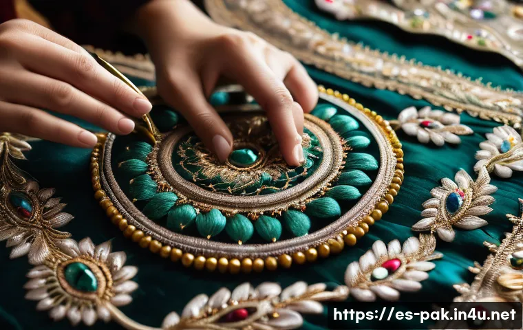 파키스탄 전통 직물과 원단 종류 관련 이미지 1